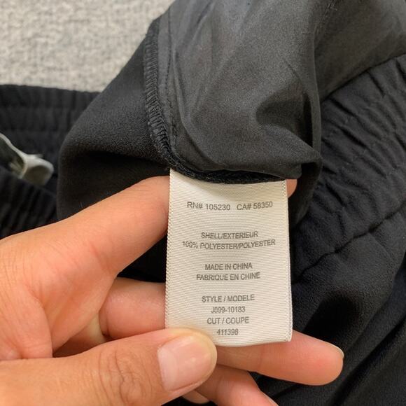 Joie Jogger Womens M Medium Black Mariner Pleated Elastic Waist Pockets Pants - Picture 7 of 10